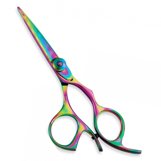 Professional Hair Cutting Scissor with razor edge. Multicolor Coating