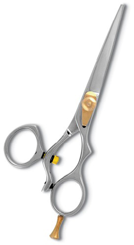 Professional Hair Cutting Scissor with razor edge. Mirror Finish. Movable Ring. This scissor can