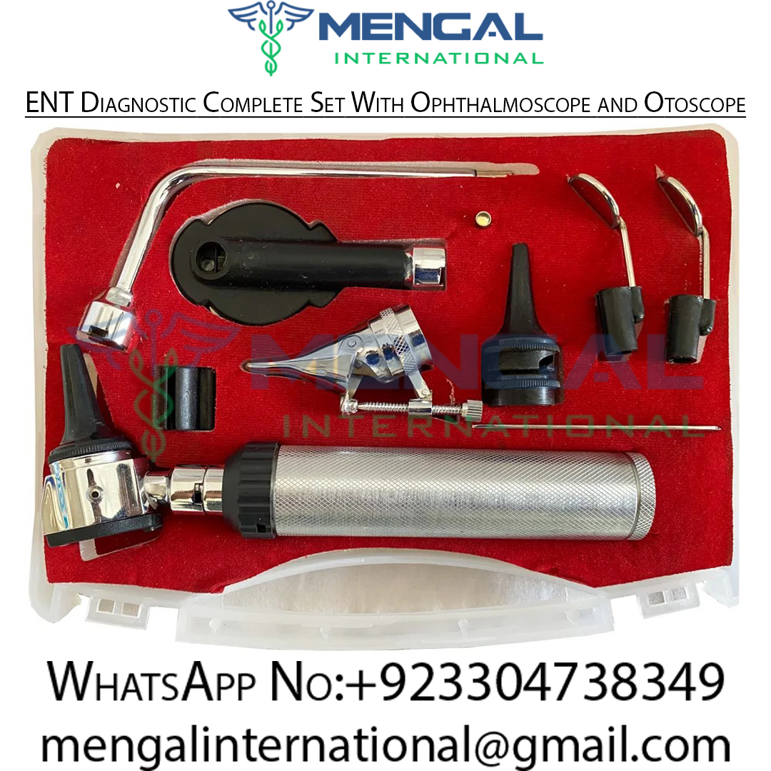 ENT Diagnostic Complete Set With Ophthalmoscope and Otoscope