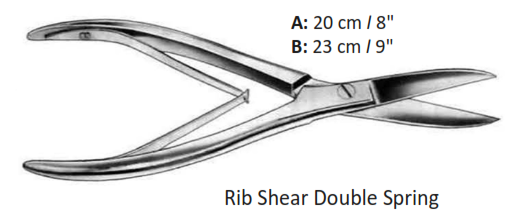 Rib Shear double spring