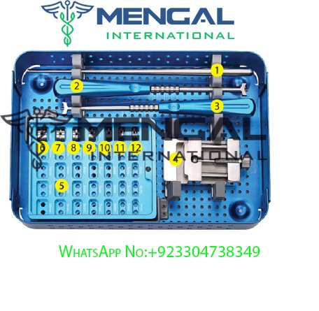  Spinal Cervical Cage Implant Set