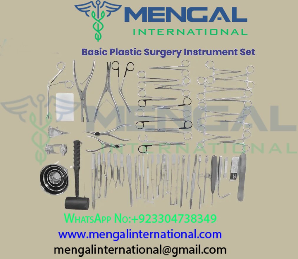 Basic Plastic Surgery Instrument Set