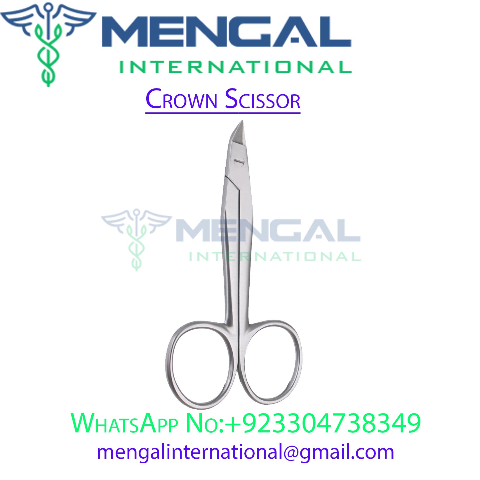 Crown Scissor_ Dental Instruments