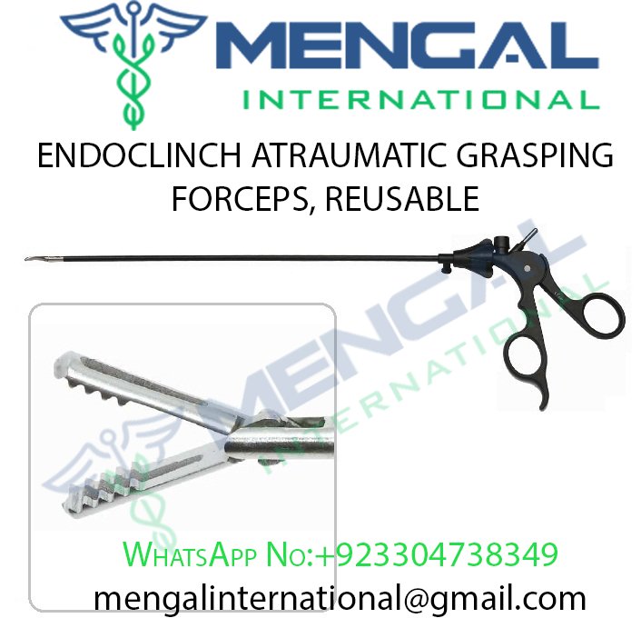 ENDOCLINCH ATRAUMATIC GRASPING FORCEPS, REUSABLE