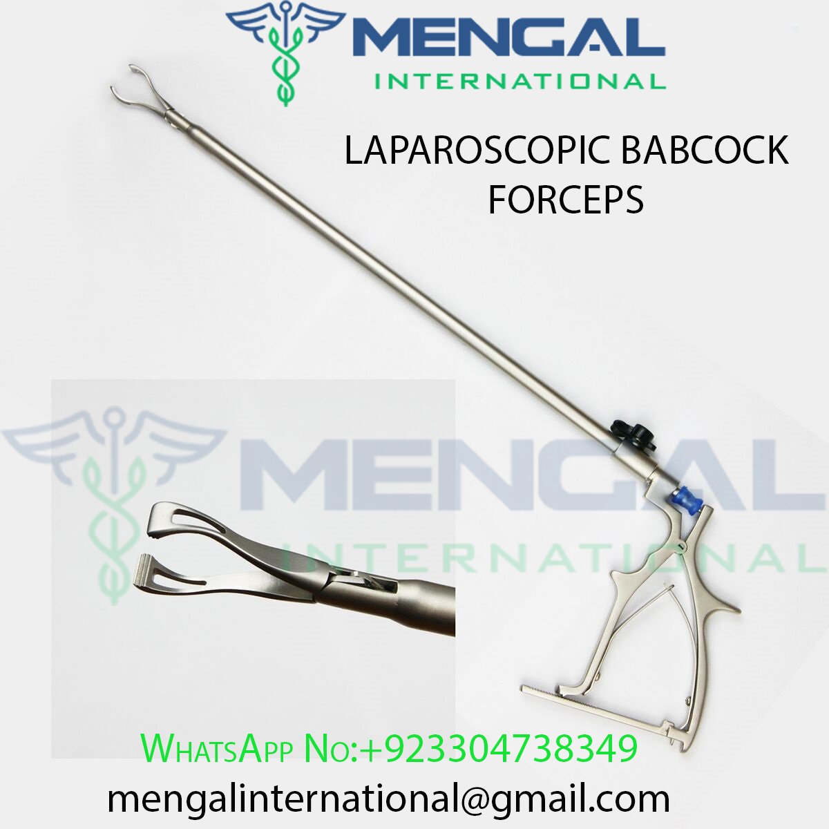 LAPAROSCOPIC BABCOCK FORCEPS,REUSABLE, 10mm X 33cm