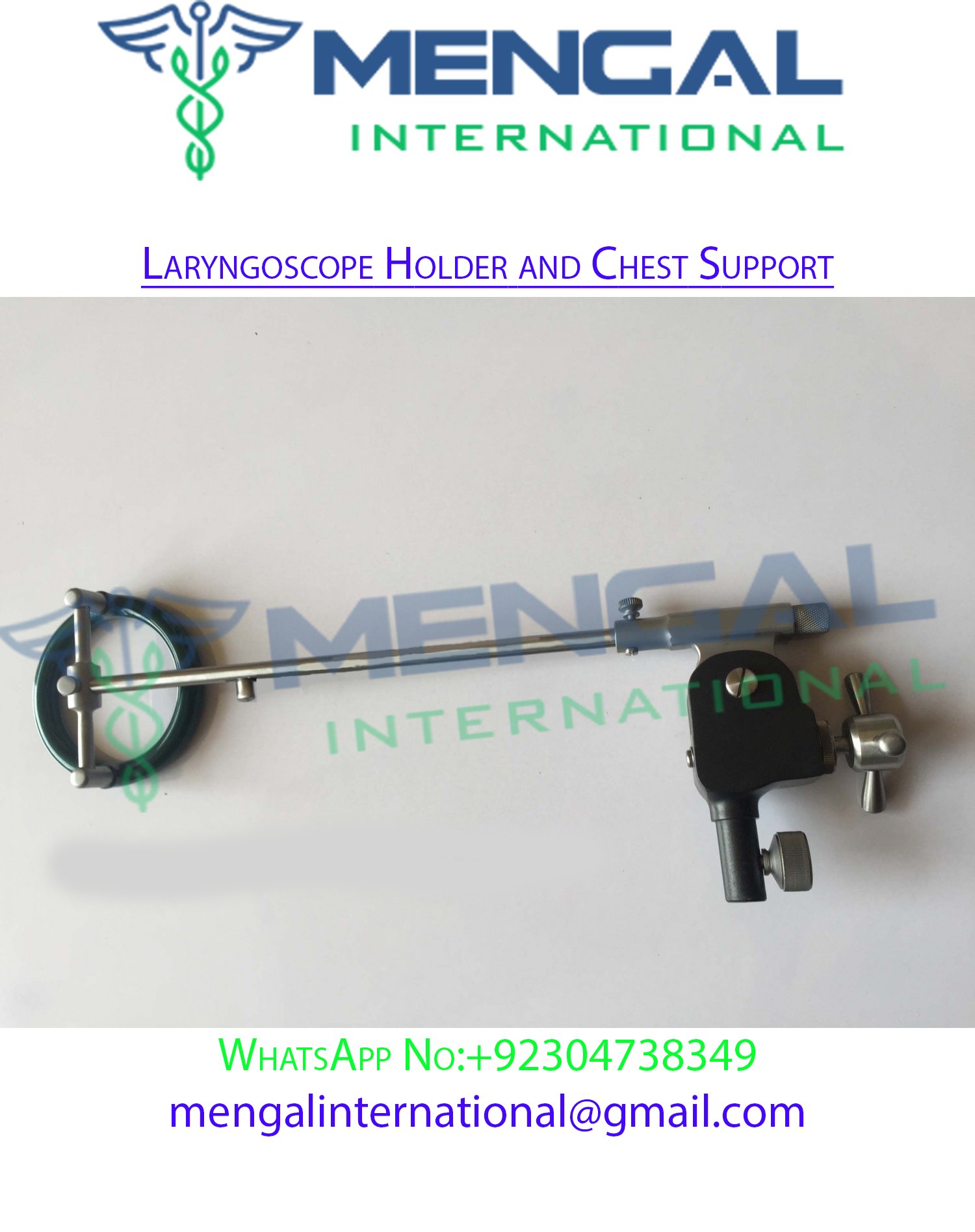 Laryngoscope Holder and Chest Support