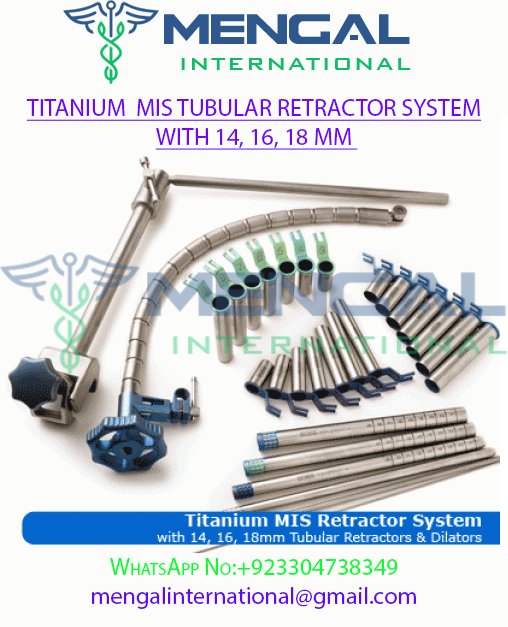 MIS TUBULAR RETRACTOR SYSTEM