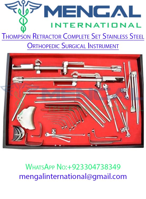  Thompson Retractor Complete Set Stainless Steel Orthopedic Surgical Instrument