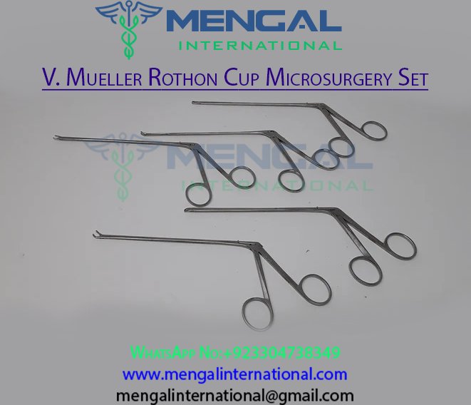 V. Mueller Rothon Cup Microsurgery Set