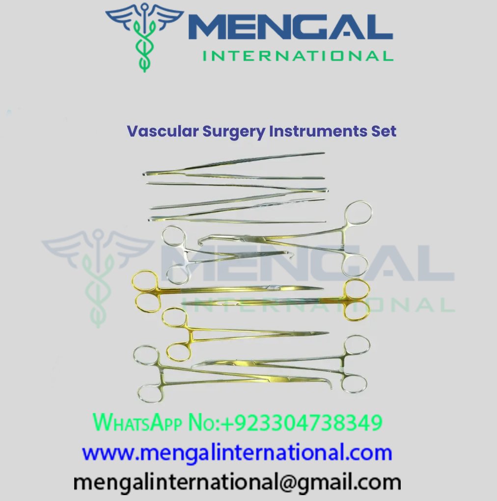 Vascular Surgery Instruments Set – Mengal International