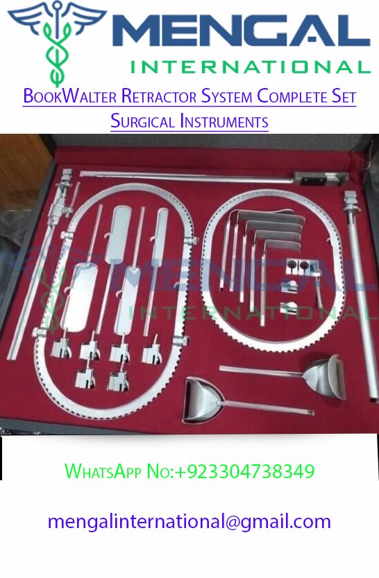 BookWalter Retractor System Complete Set Surgical Instruments