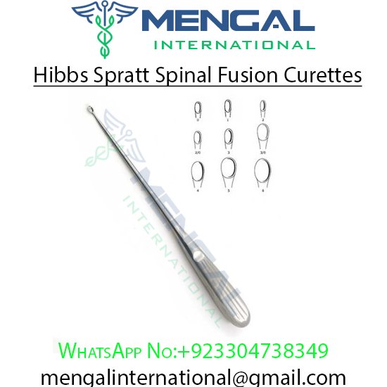 Hibbs Spratt Spinal Fusion Curettes