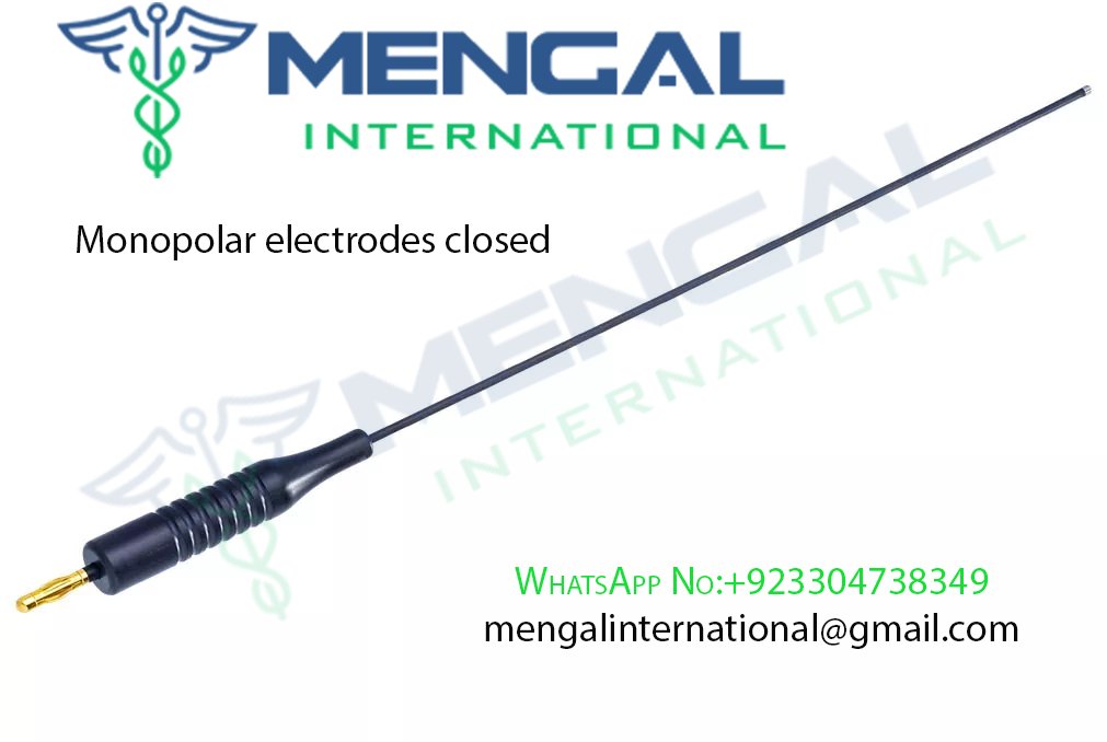 Monopolar electrodes closed