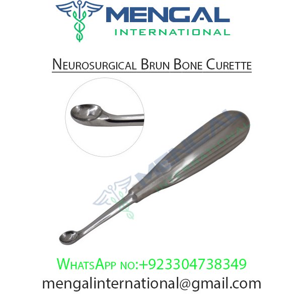 Neurosurgical Brun Bone Curette