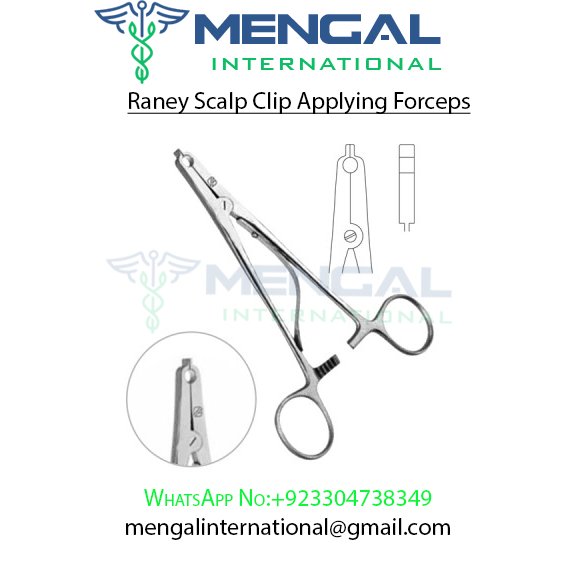 Raney Scalp Clip Applying Forceps