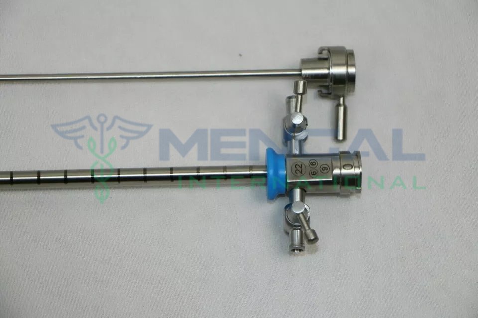 22Fr Cystoscope Sheath Inner-Outer Obturator 2 Stopcock Laparoscopic Instruments