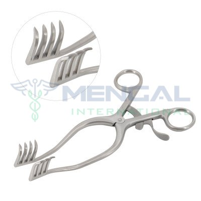 Surgical Retractors-Adson Retractor Straight-Bennett Bone Elevator And Retractors Wide-Caspar Nerve Root Retractors-Joseph Hook Sharp Single Prong