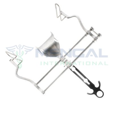 Surgical Retractors-Balfour Abdominal Retractor Standard (Without Ratchet)-Weitlaner Retractor Sharp-Balfour Center Retractor Blade-Murphy Rake Retractor