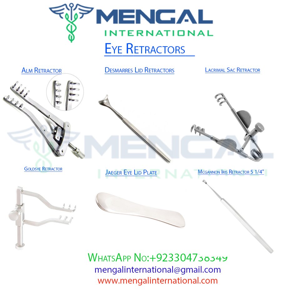 Eye Retractors/ Eye Instruments/ Ent Instruments