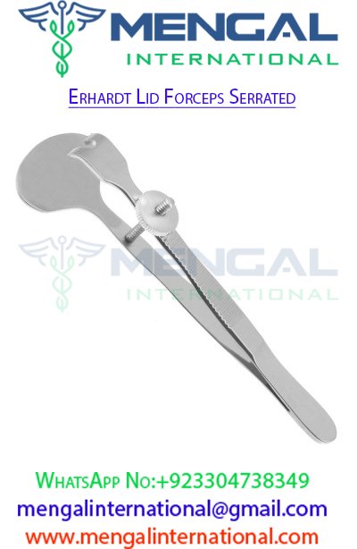 Erhardt Lid Forceps Serrated