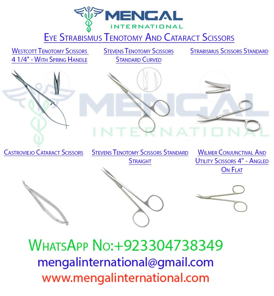 Eye Strabismus Tenotomy And Cataract Scissors