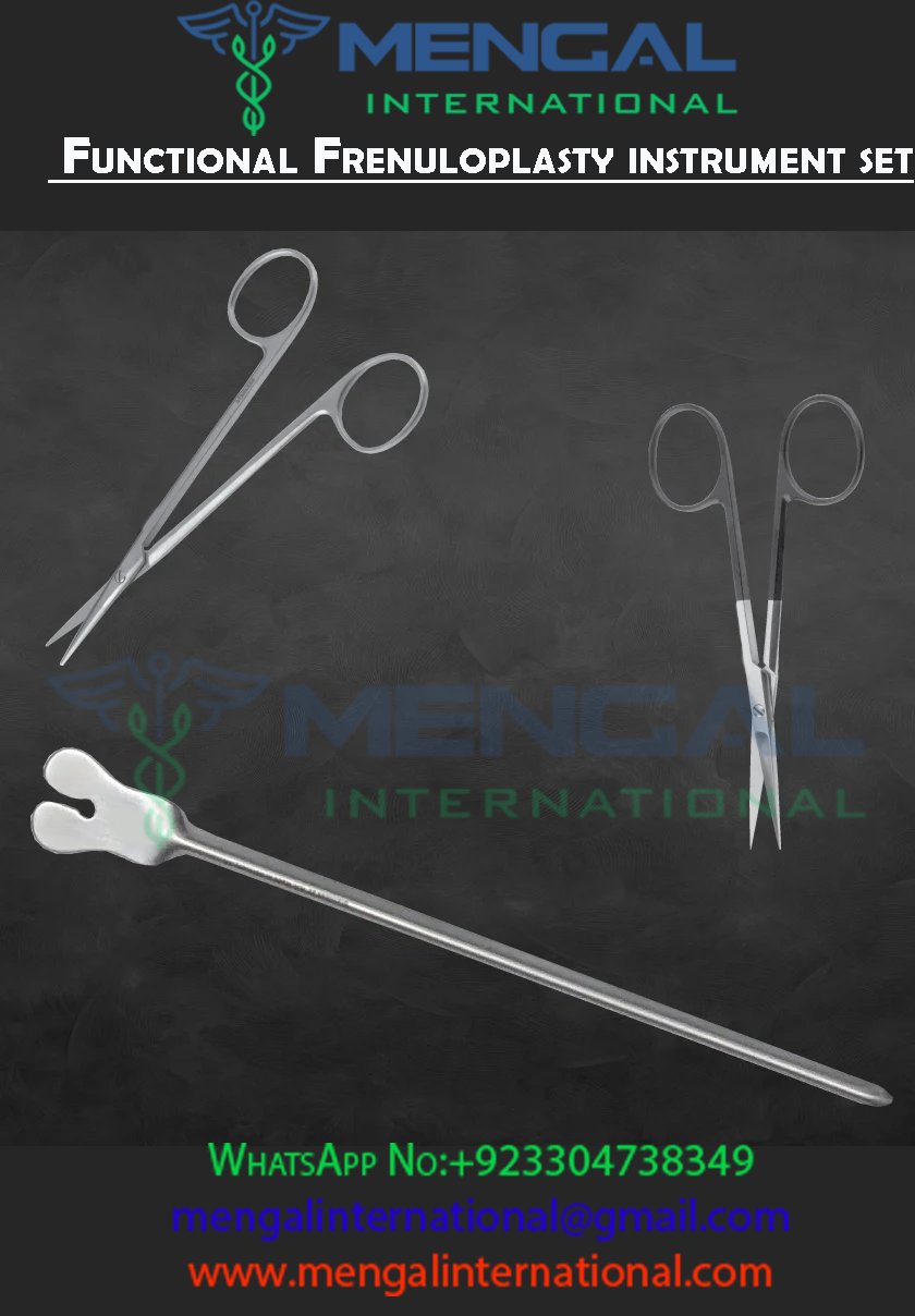 Functional Frenuloplasty instrument set