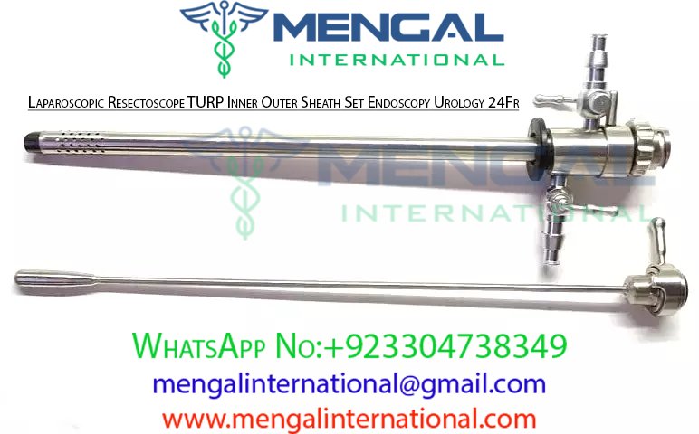 Laparoscopic Resectoscope TURP Inner Outer Sheath Set Endoscopy Urology