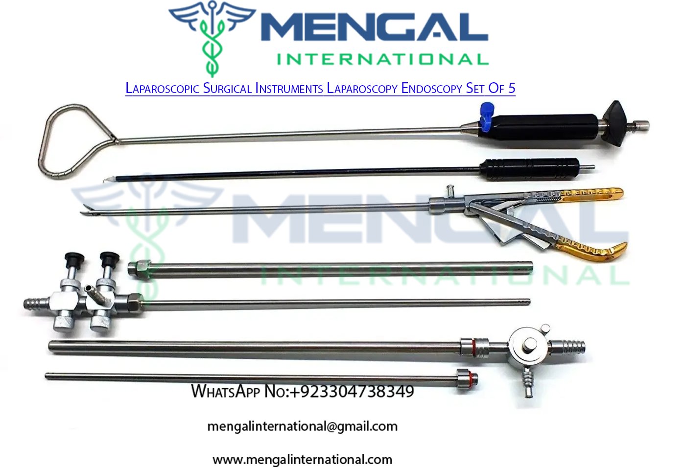 Laparoscopic Surgical Instruments Laparoscopy Endoscopy Set Of 5