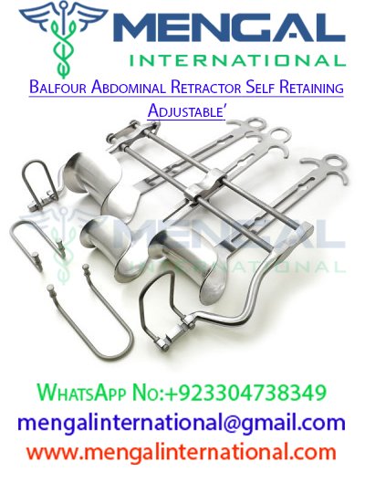 Balfour Abdominal Retractor Self Retaining Adjustable