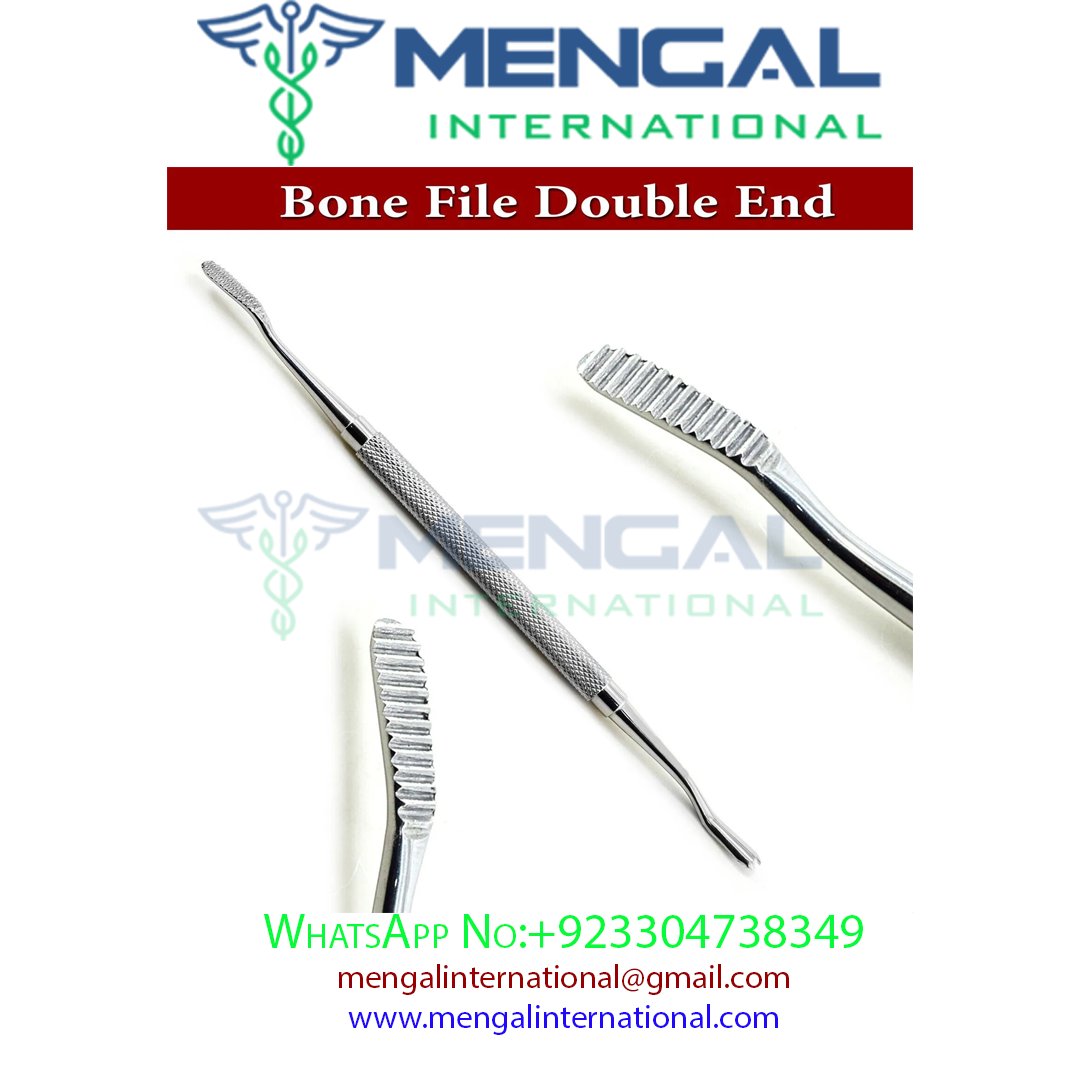 Bone File Double Ended Dental Implantology Instruments Orthopedic Scraper /Bone File Surgical Dental Dentist Medical Instruments Double Ended