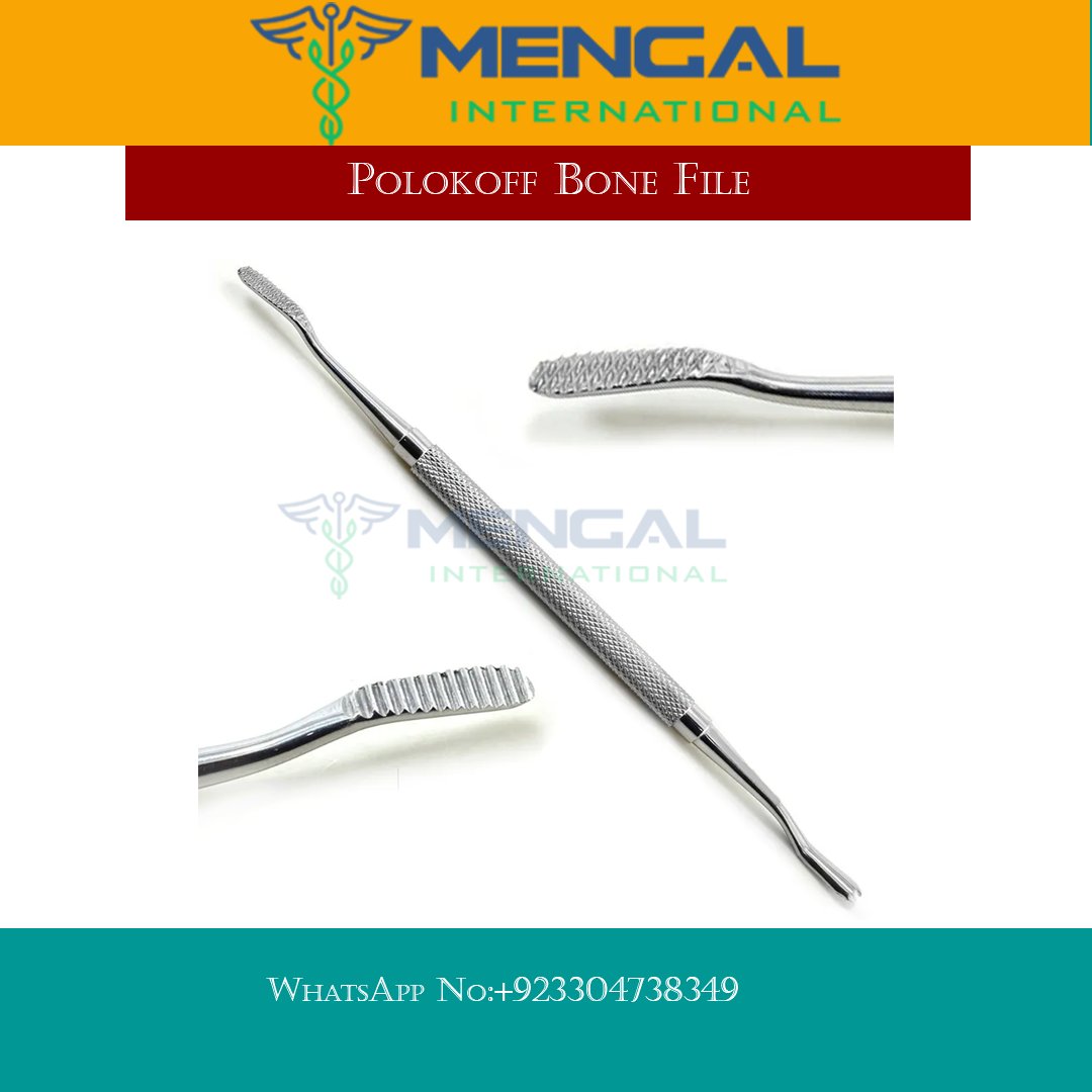 Bone File POLOKOFF #1 ENT Surgical Dental Dentist Medical Instruments/Polokoff Bone File