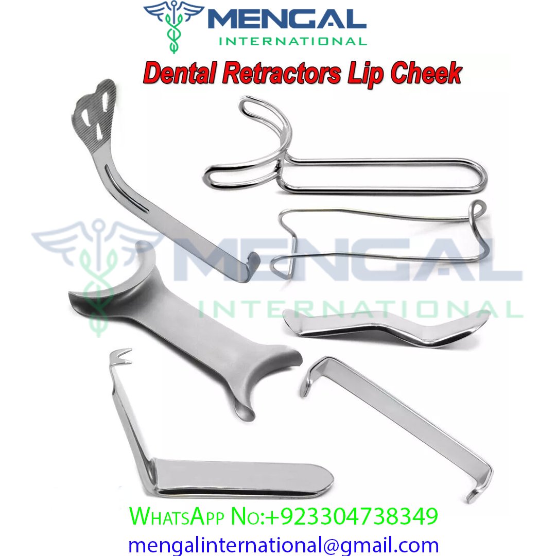 Oral Surgery Kit Cheek Lip Flap Retractors & Dental Mouth Opener for Dentists