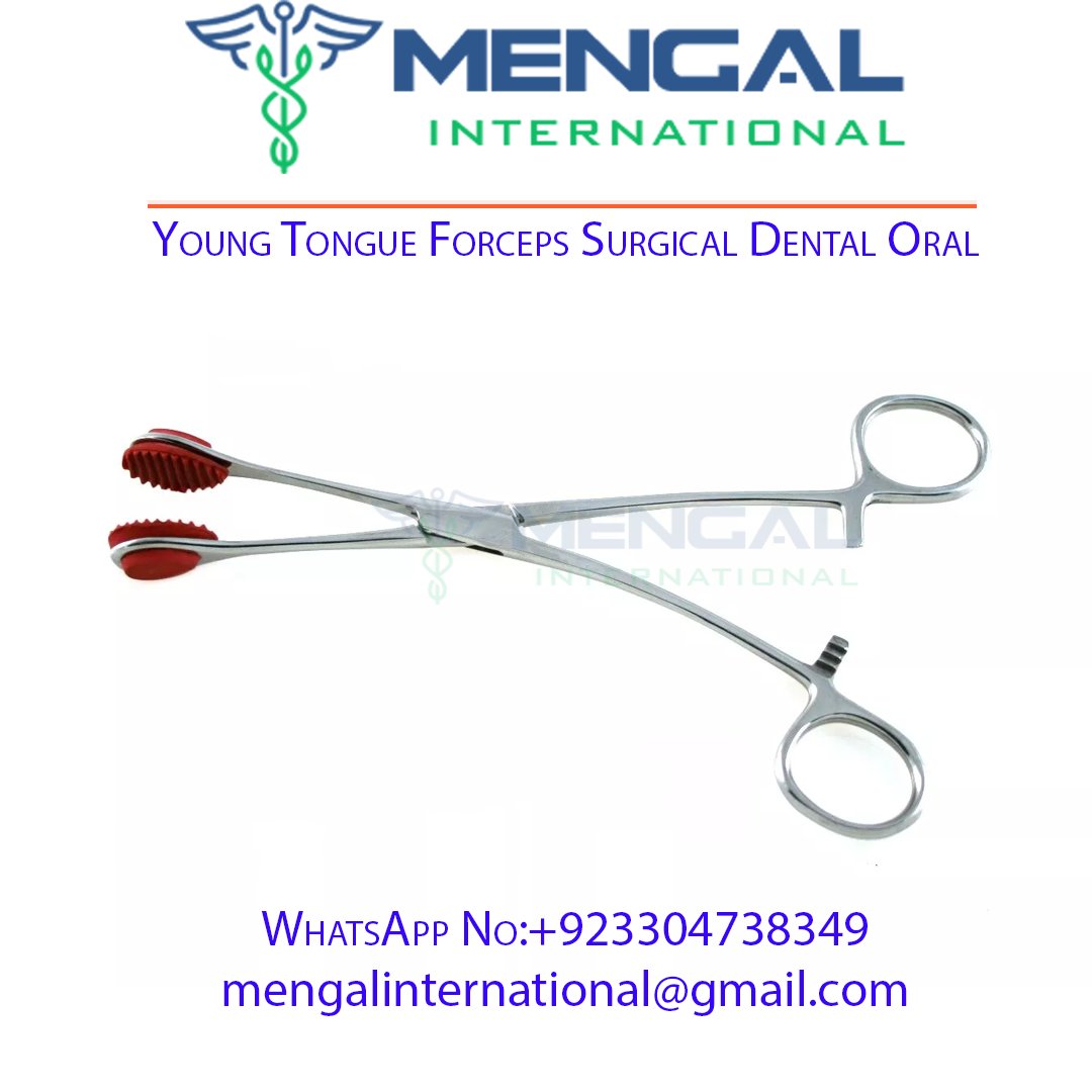 Young Tongue Forceps Surgical Dental Oral Medical Instruments