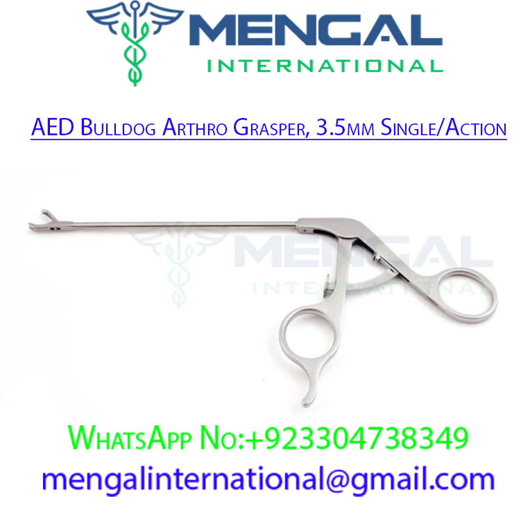 AED Bulldog Arthro Grasper, 3.5mm Single Action