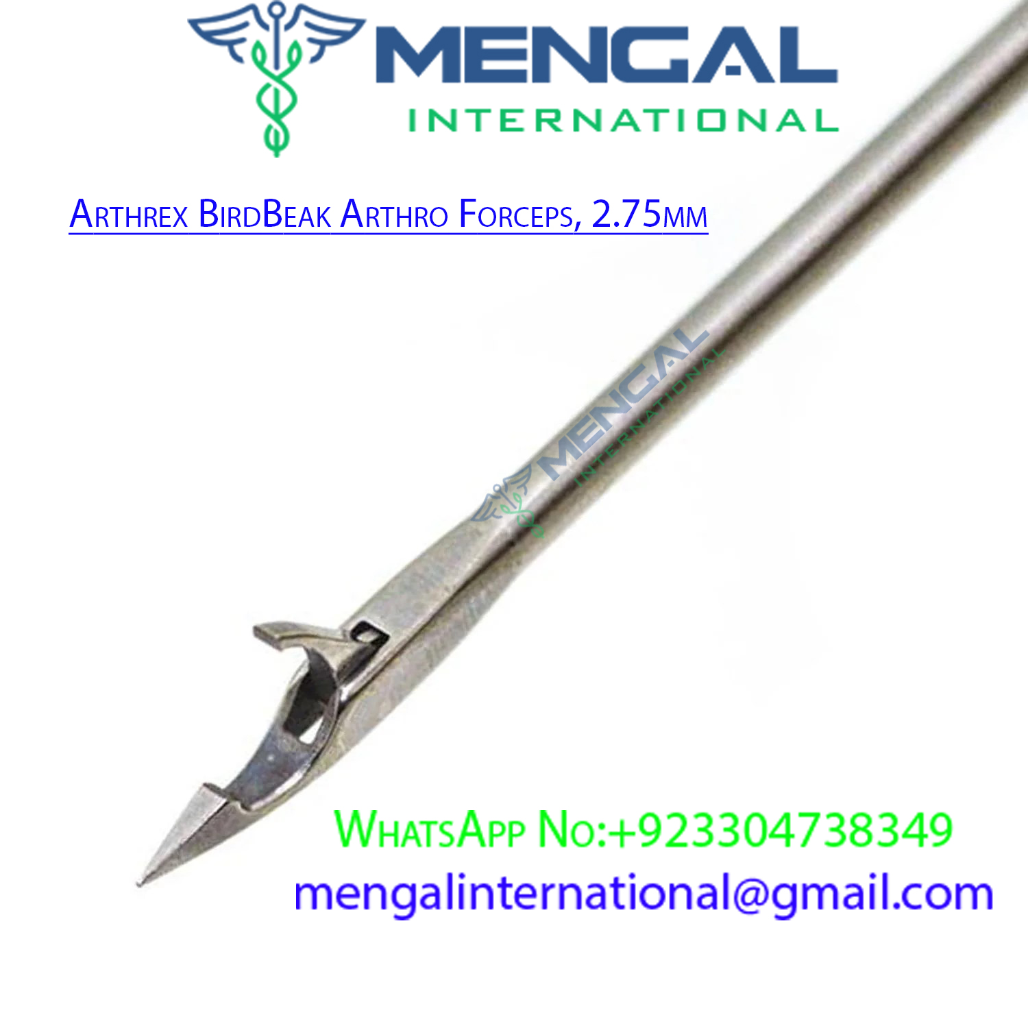 Arthrex BirdBeak Arthro Forceps, 2.75mm Straight