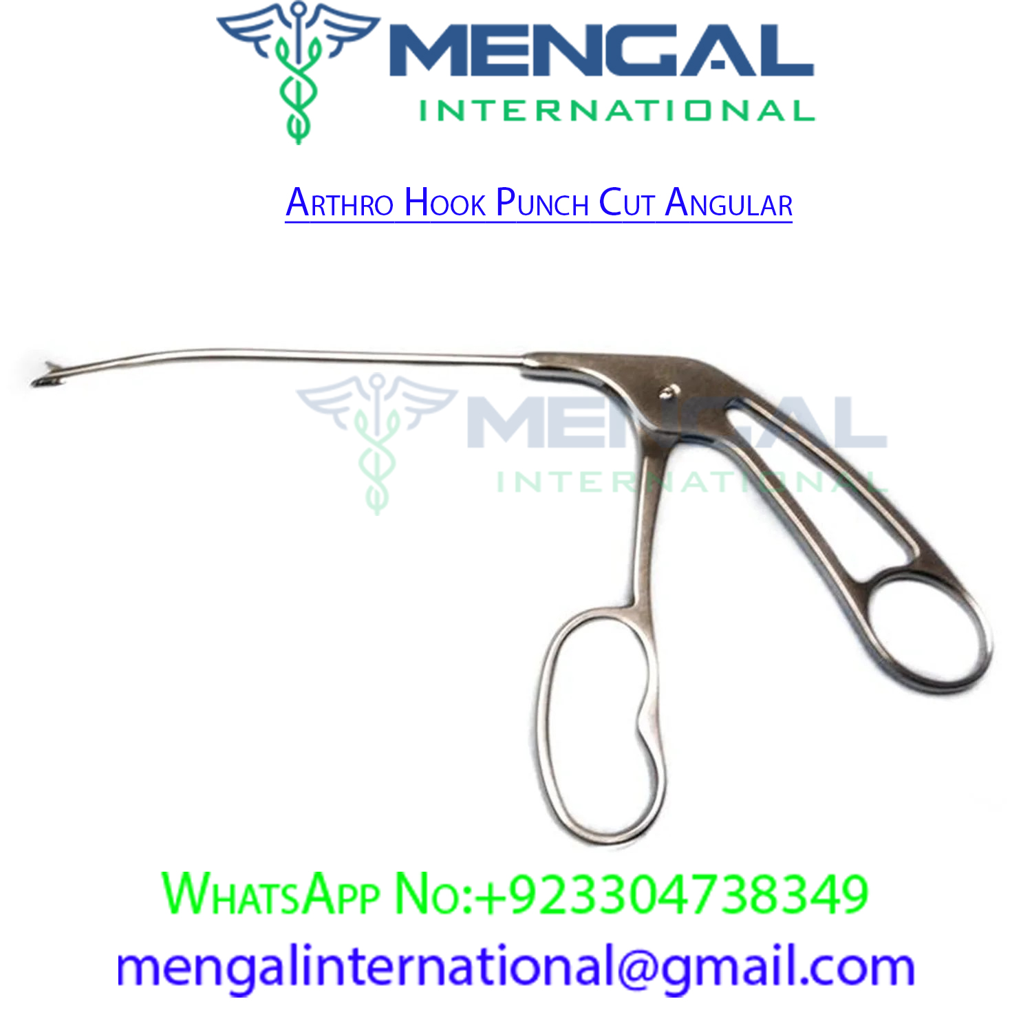 Arthro Hook Punch Cut Angular