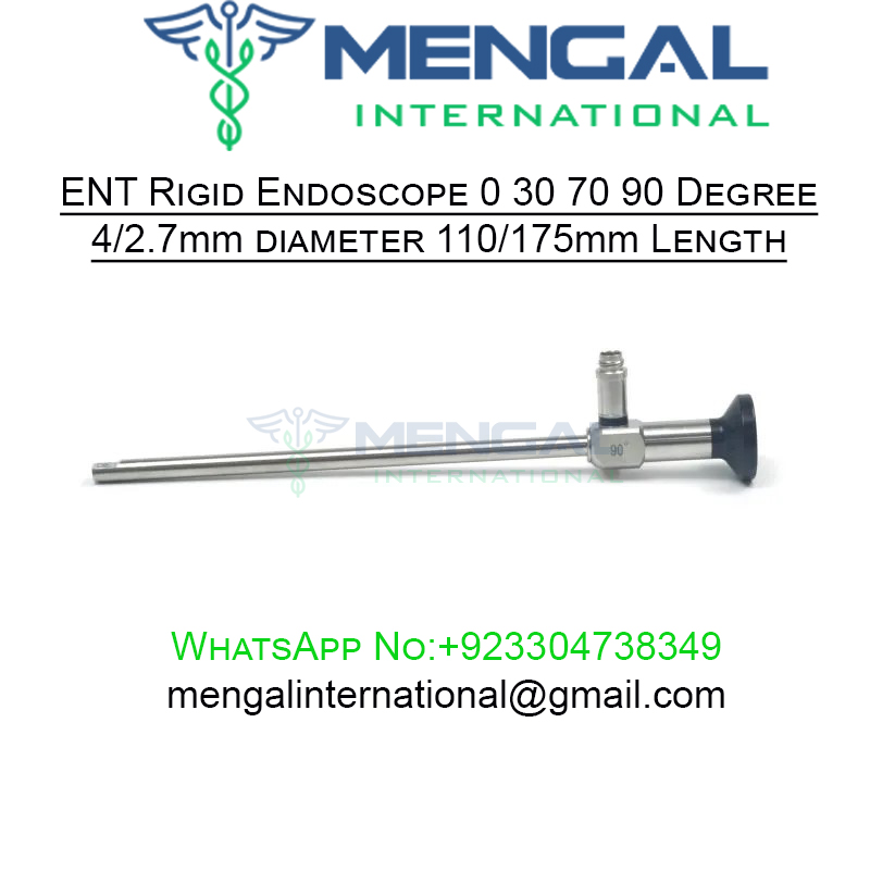 ENT Rigid Endoscope 0/30/ 70/ 90 Degree 4/2.7mm diameter 110/175mm Length