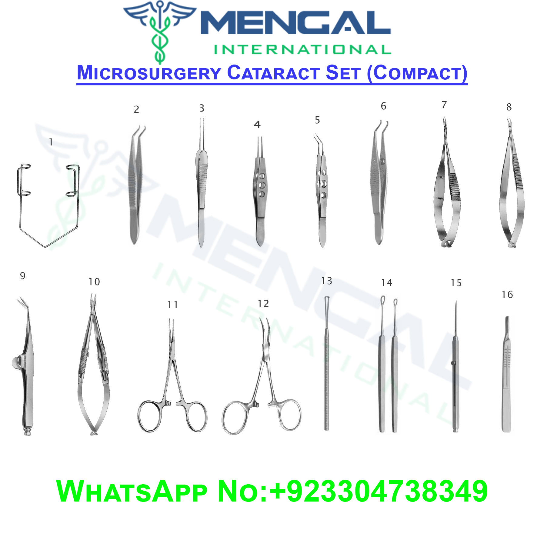 Microsurgery Cataract Set (Compact)