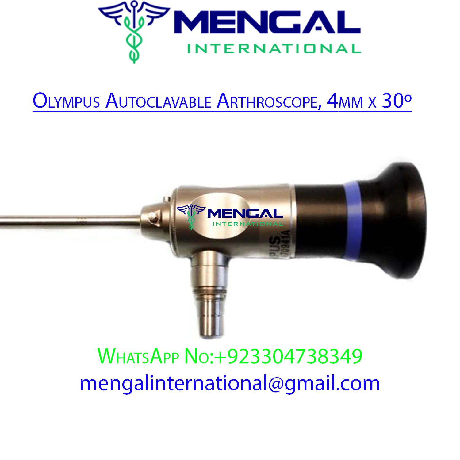 Olympus Autoclavable Arthroscope, 4mm x 30º