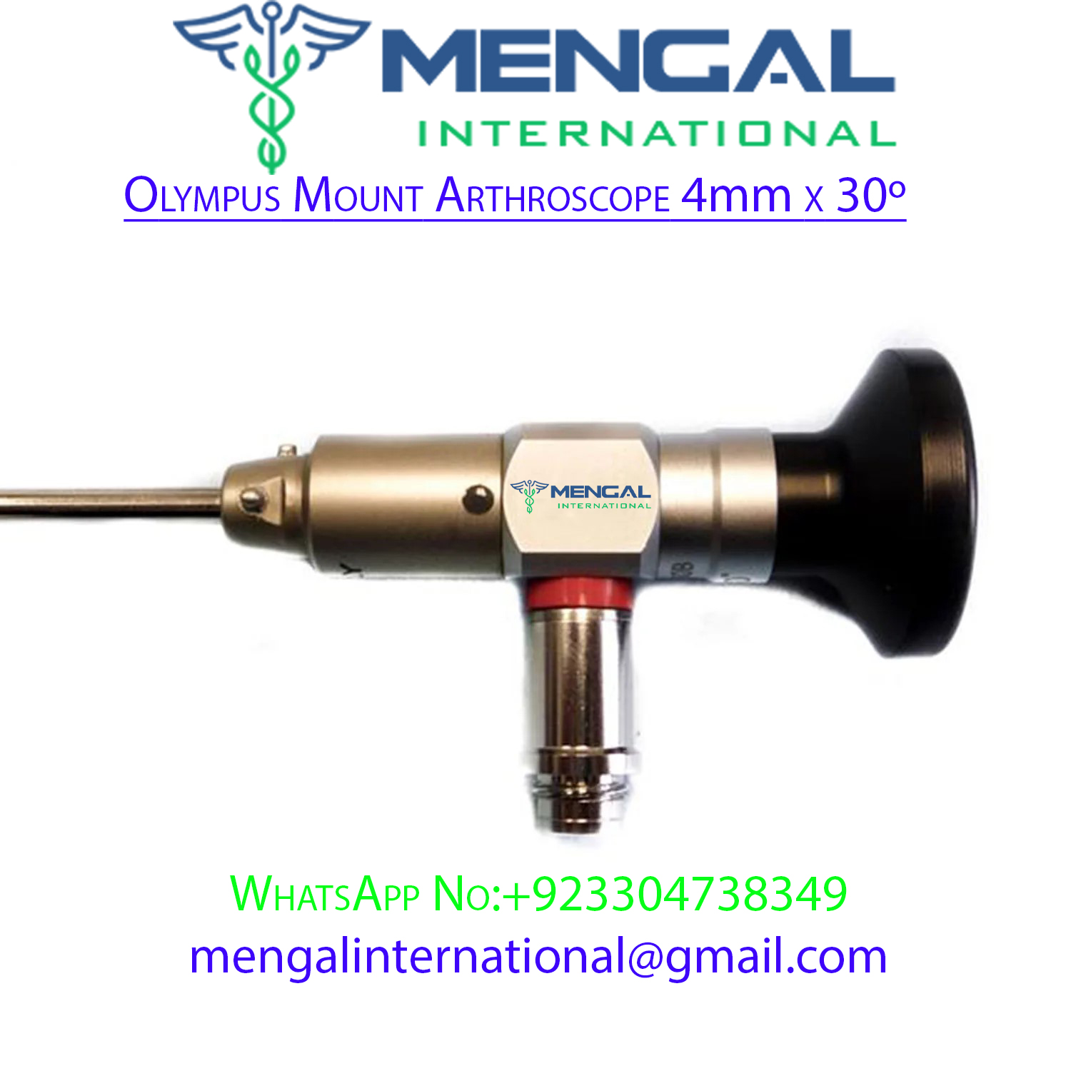 Olympus Mount Arthroscope 4mm x 30º