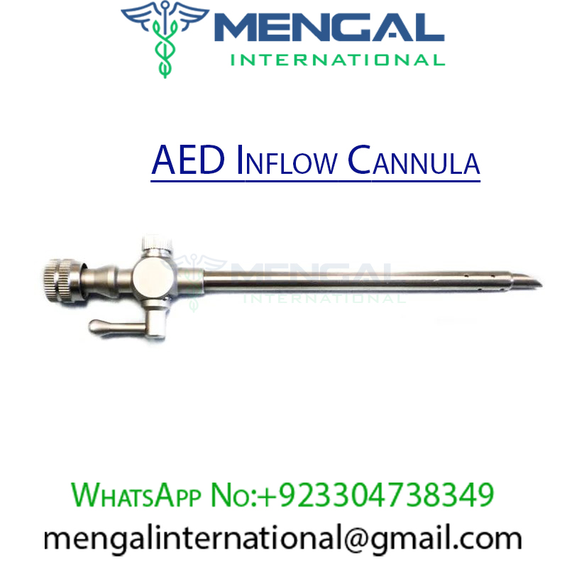 AED Inflow Cannula arthroscopic surgery instrument