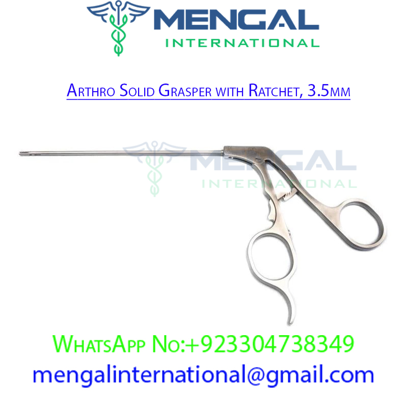 Arthro Solid Grasper with Ratchet, 3.5mm