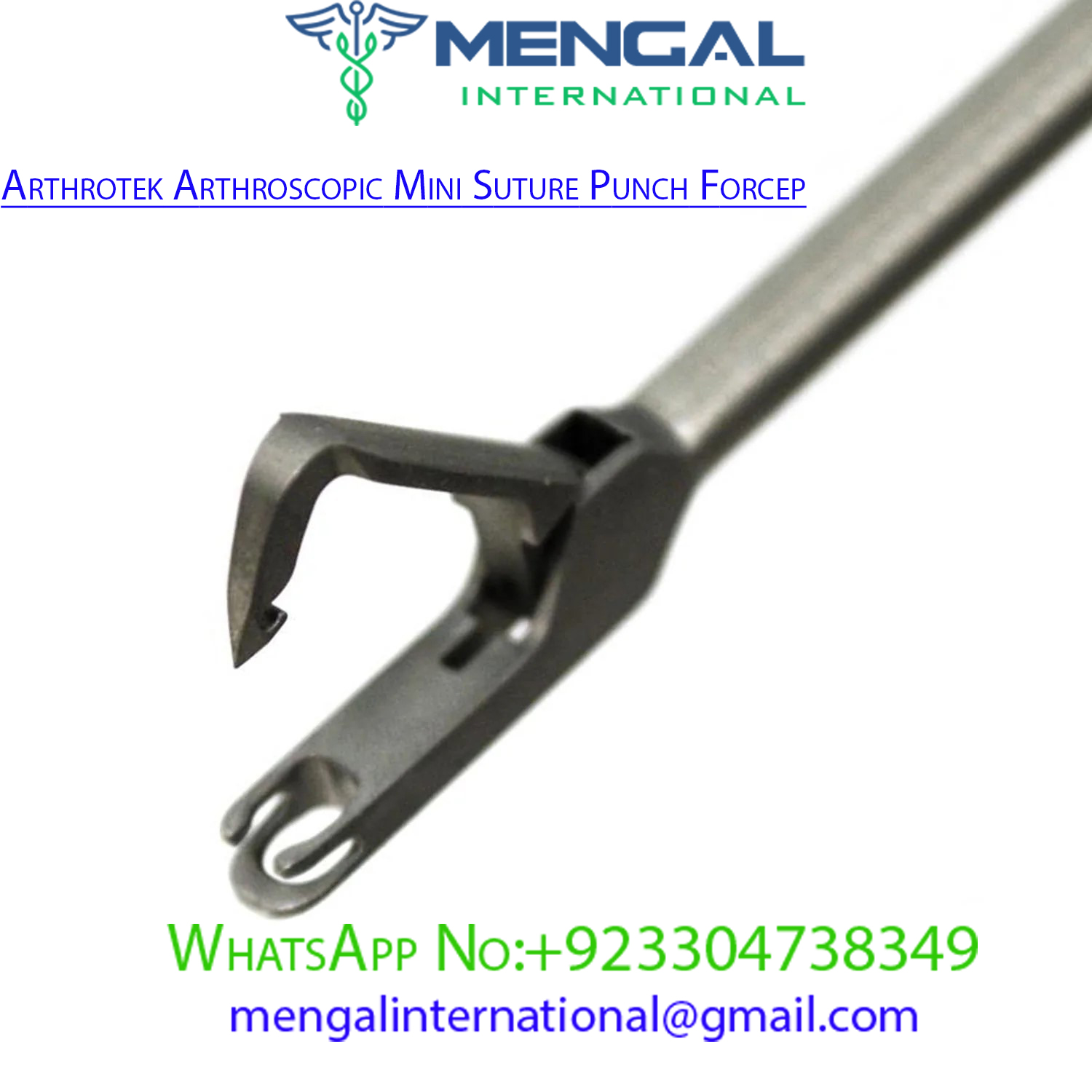 Arthrotek Arthroscopic Mini Suture Punch Forcep