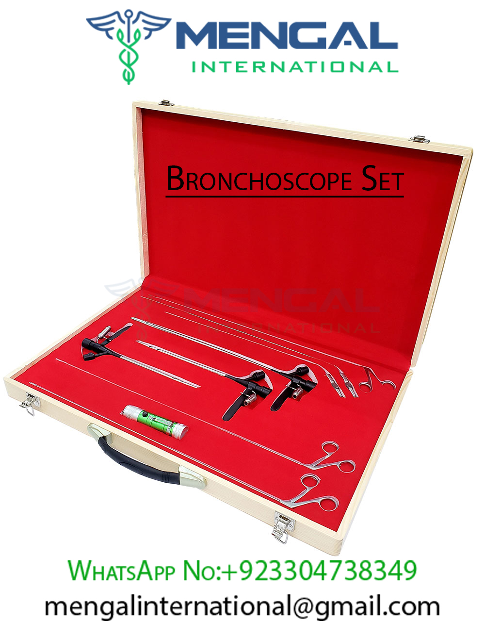 Rigid Bronchoscope Complete Set