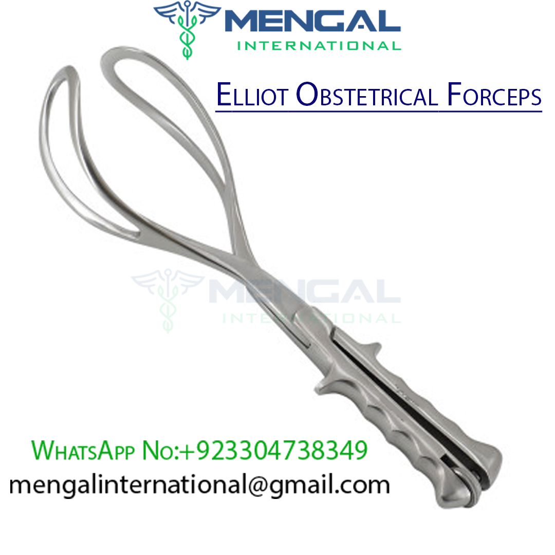 Elliot Obstetrical Forceps, Premium German Stainless