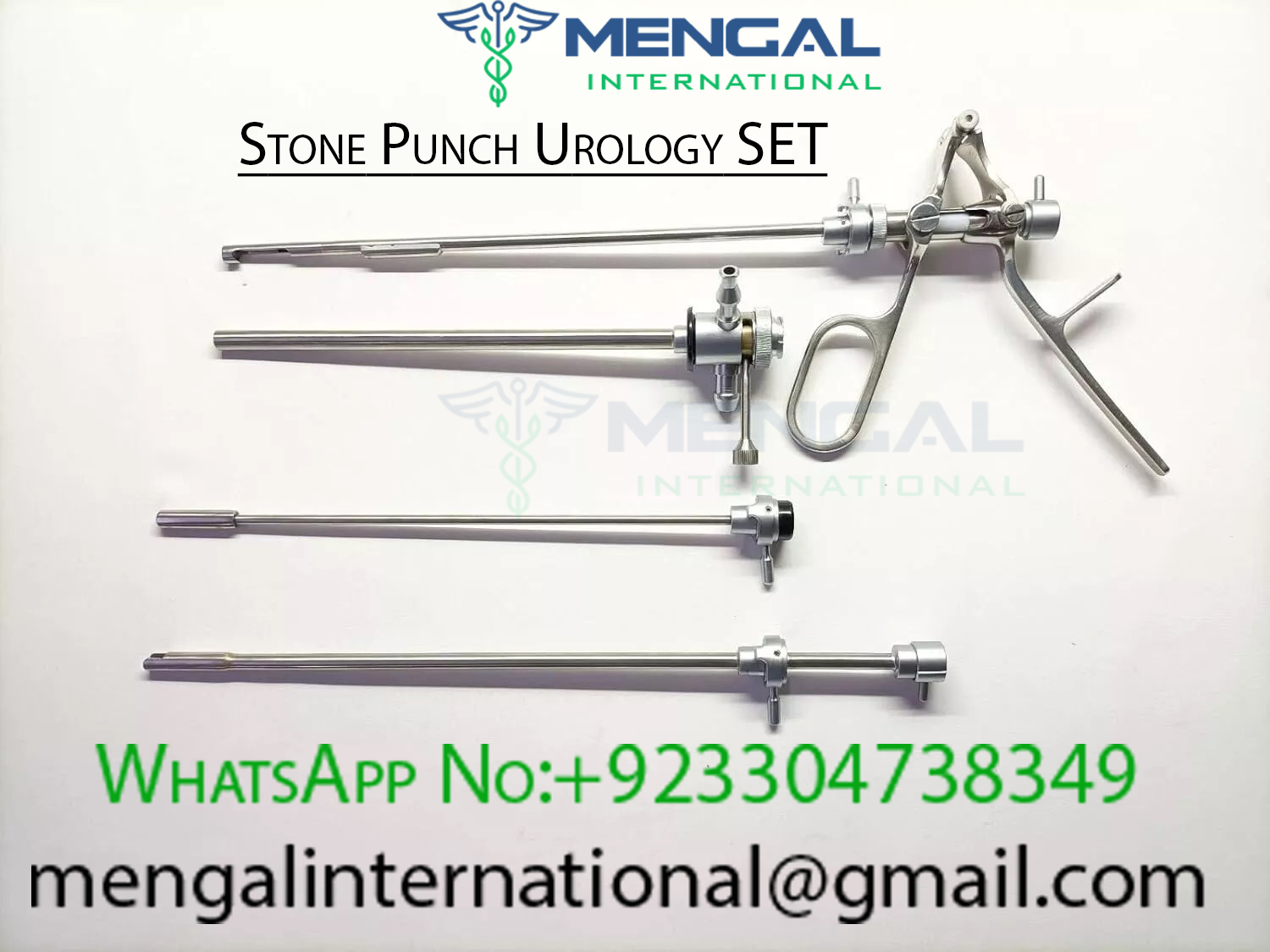 Medical Lithotriptoscopy Set / Surgical Lithoclast / Laparoscopic Urology Stone Punch set surgical urology instruments