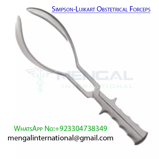 Simpson-Luikart Obstetrical Forceps, Solid Blades, Premium German Stainless