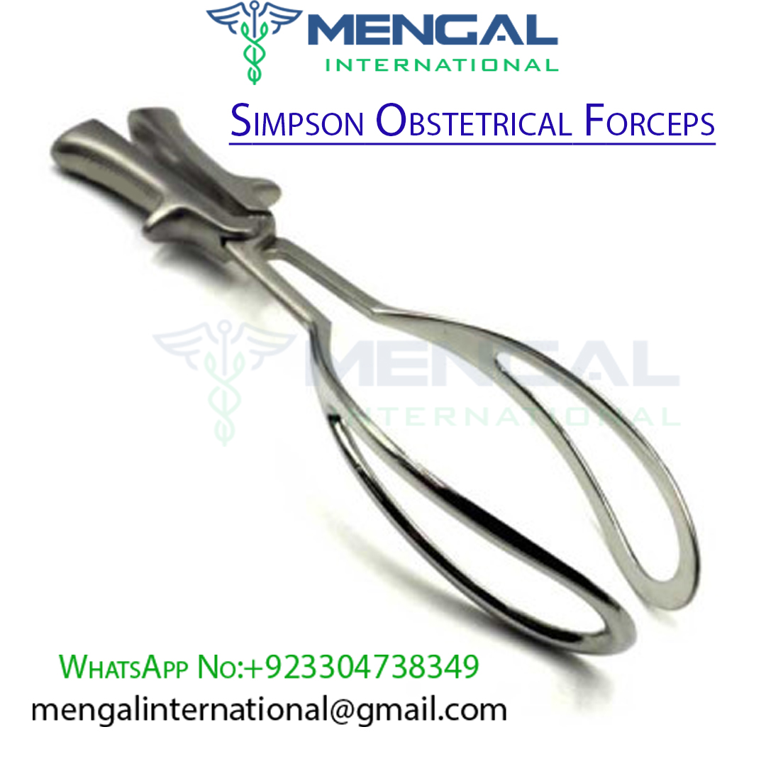 Simpson Obstetrical Gynecology Forceps, Premium German Stainless