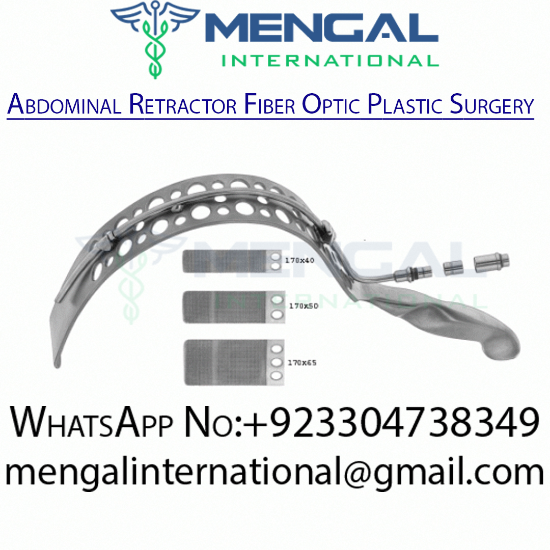 Abdominal Retractor Fiber Optic Plastic Surgery