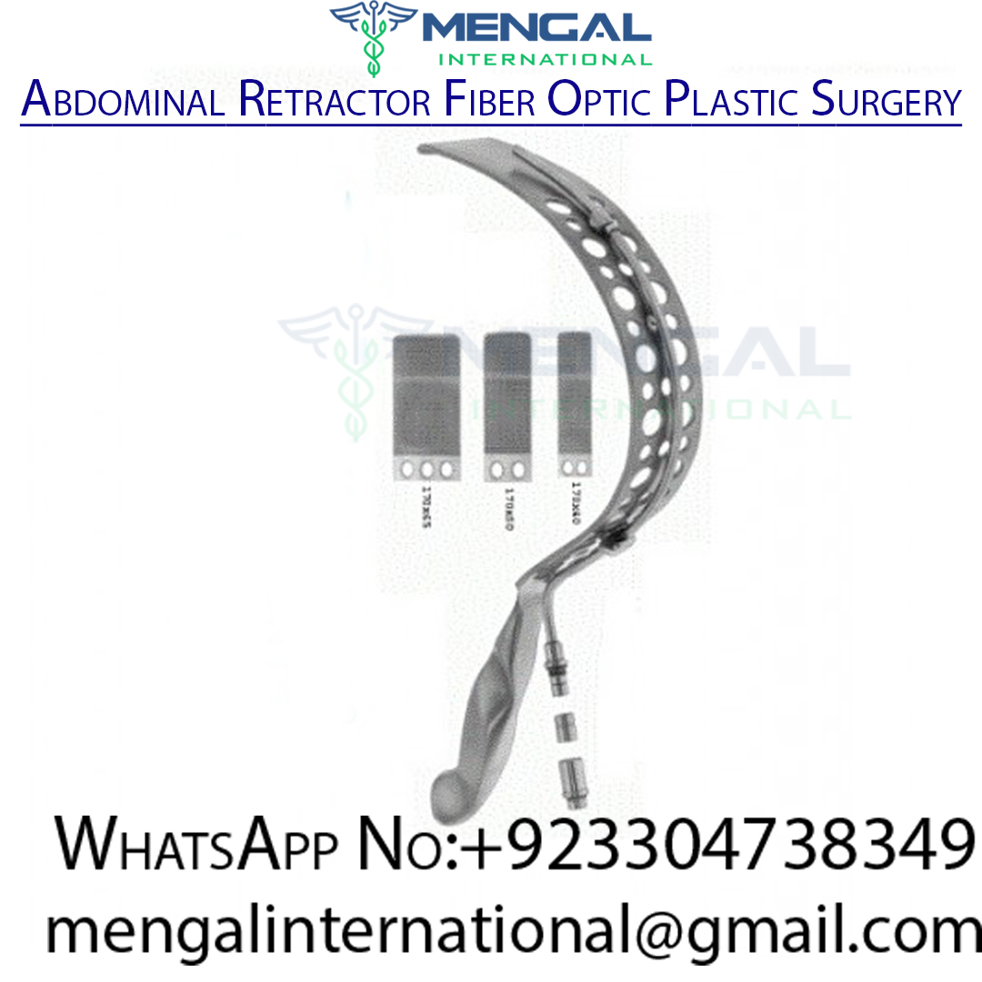 Abdominal Retractor Fiber Optic Plastic Surgery